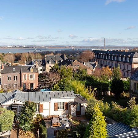 La-Haut - 3 Panorama Of The Estuary - City Center Honfleur Exteriör bild